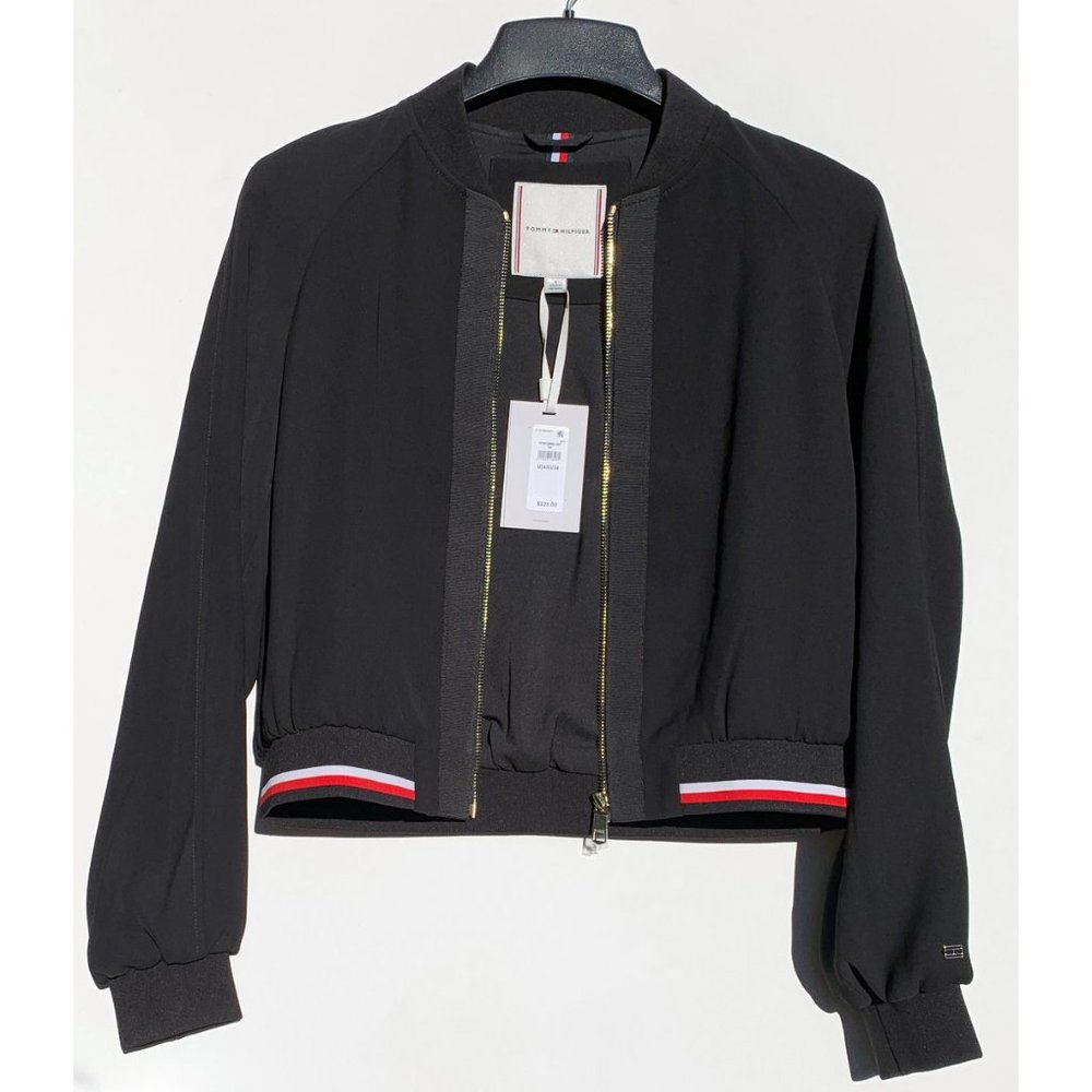 Tommy Hilfiger Black Bomber Jacket